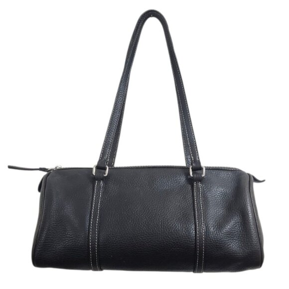 Dooney & Bourke Brown Pebbled Leather Shoulder Bag - Picture 2 of 16